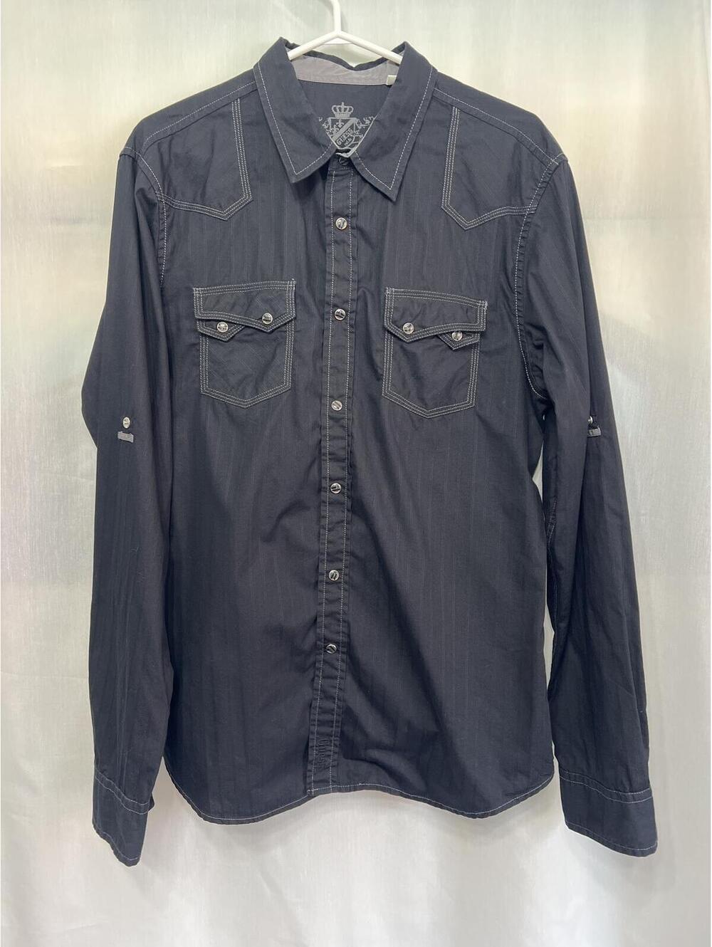 Guess Long Sleeve Button Up Shirt Men's Large